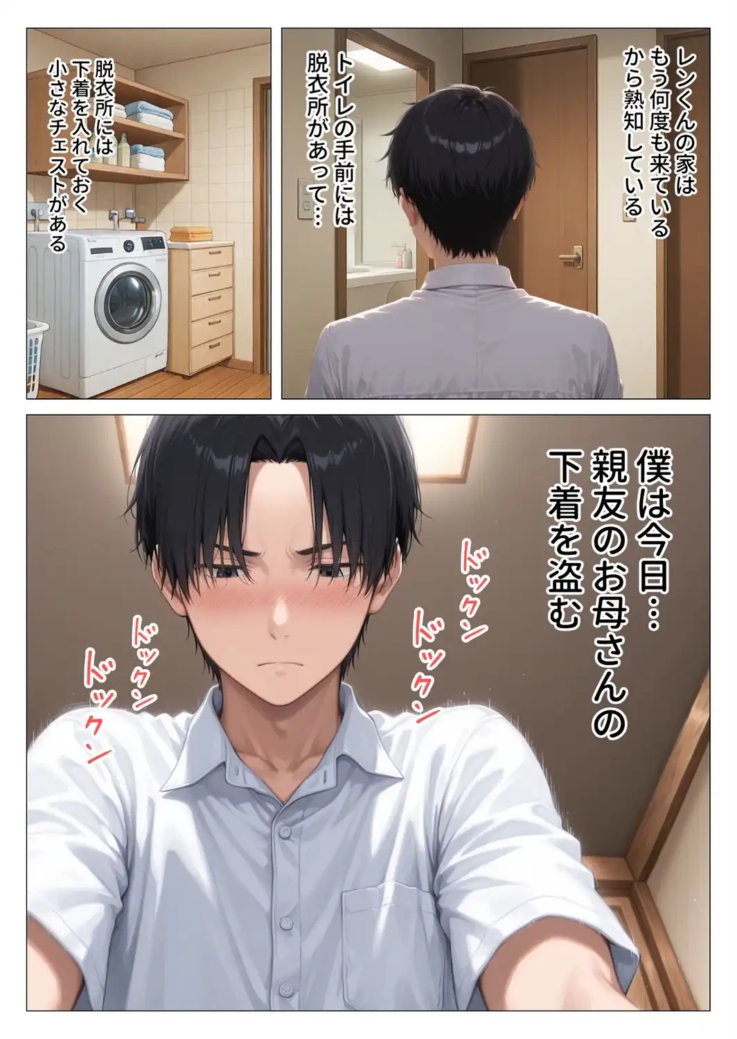 【棒消し版】人妻マンションの性活3 美巨乳黒ギャル人妻のむちむち濃厚甘サド生H 〜憧れの親友ママに筆おろししてもらう話〜-サンプル画像7