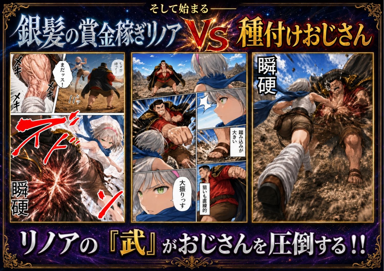 【銀髪の賞金稼ぎ編】追放された種付けおじさん、辺境でハーレム悪徳領主になる第2巻-サンプル画像4