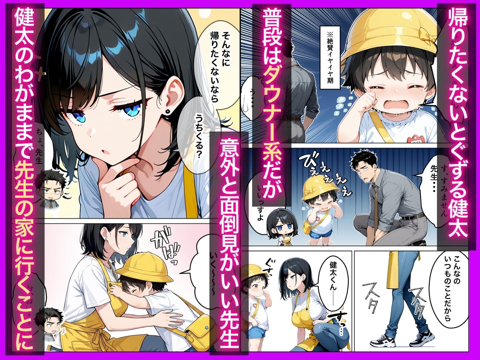 バツイチ子持ちの俺が見た目120点のツンデレダウナー保育士に本能剥き出しで種付けした話-サンプル画像2