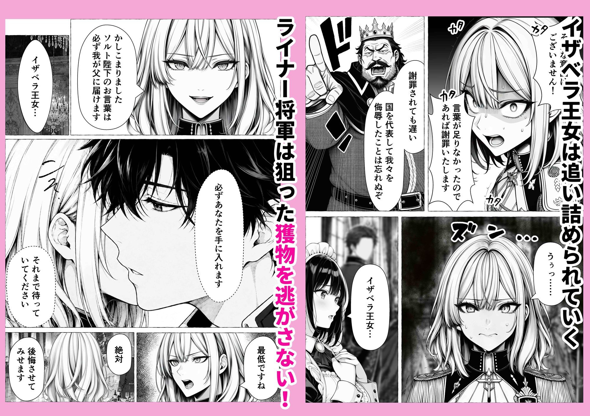 婚約者のいる敗戦国の王女が、信じた侍女に裏切られ気高い誇りごと男に堕とされるまで-サンプル画像5