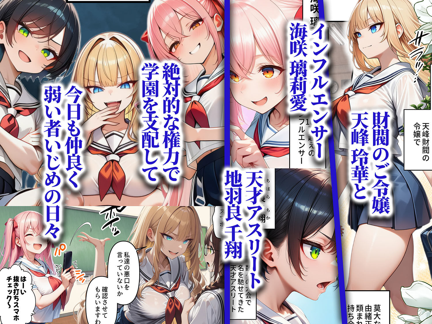 人質ライブ配信2 学園投票編 一軍女子がクラスのおもちゃ-サンプル画像1